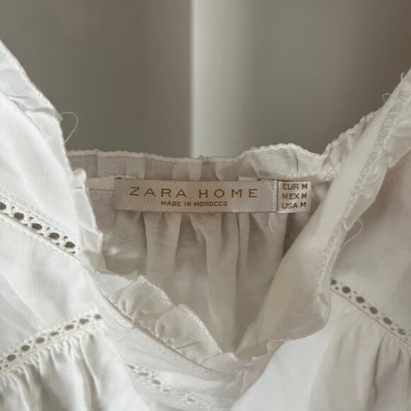 Zara White Nightgown - Zara Home - Medium - Picture 4 of 4